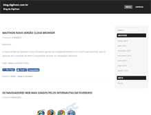 Tablet Screenshot of blog.digihost.com.br