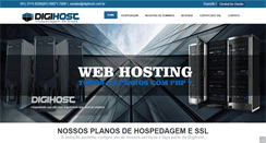Desktop Screenshot of digihost.com.br