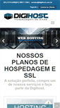 Mobile Screenshot of digihost.com.br